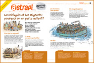 “Les réfugiés et les migrants : pourquoi on en parle autant ?” (supplément au n°844 d’Astrapi, 15 septembre 2015). Téléchargez le livret en cliquant sur ce lien