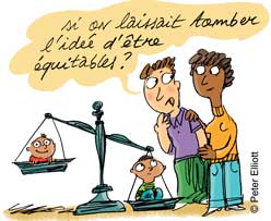 “Relations frères-sœurs : quand faut-il s'en mêler ?” Texte : Anne Bideault - Illustrations : Peter Elliott - Supplément pour les parents du n° 599 de Pomme d’Api, janvier 2016