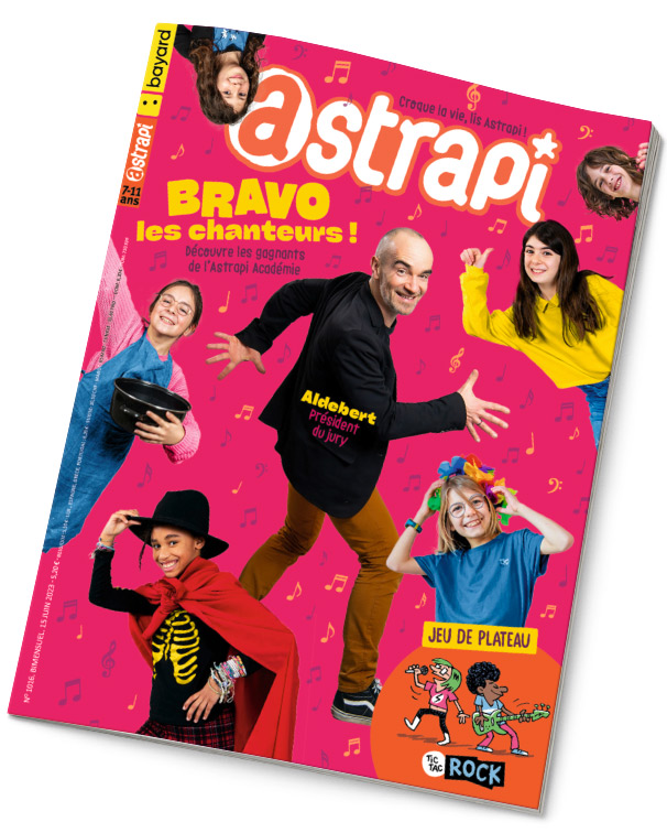 Couverture du magazine Astrapi n° 1016 du 15 juin 2023.