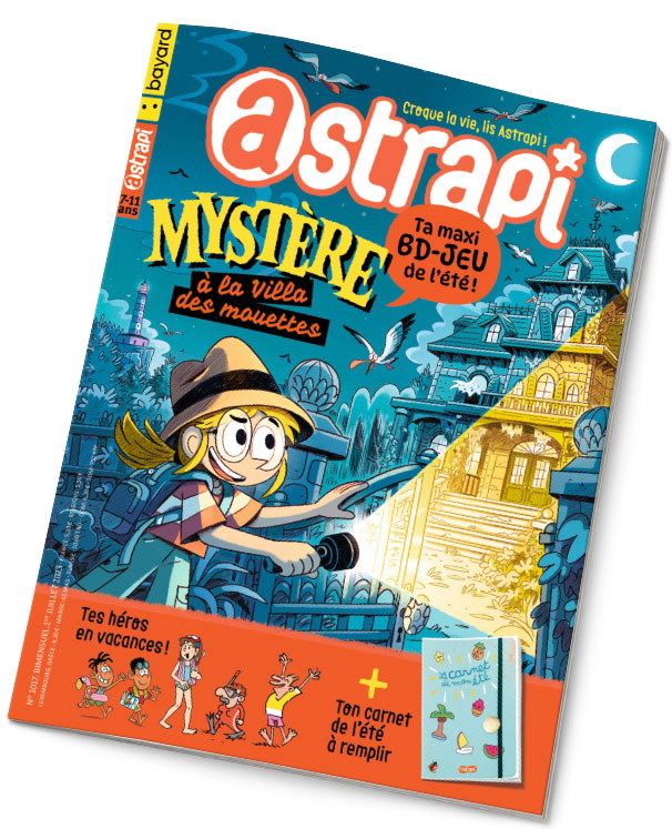 Couverture du magazine Astrapi n° 1017 du 1er juillet 2023.