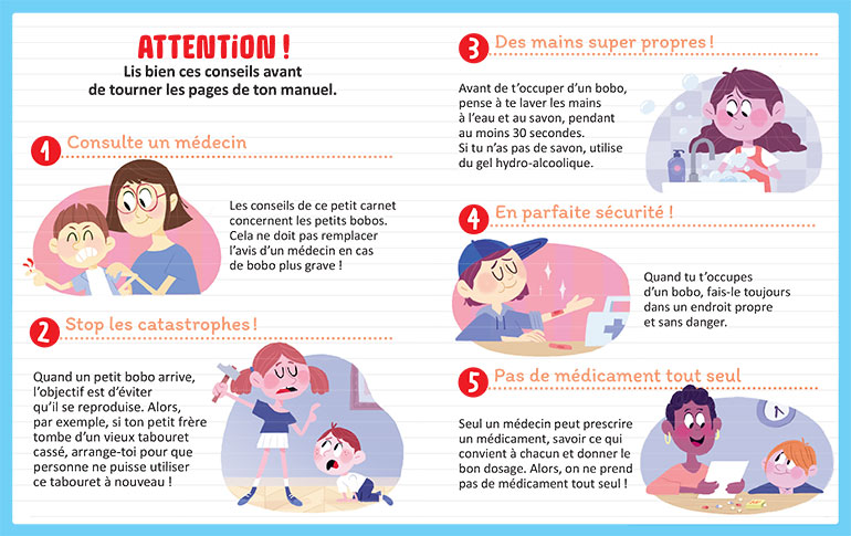 5 conseils à toujours garder en tête. Illustrations : Marie Touly.