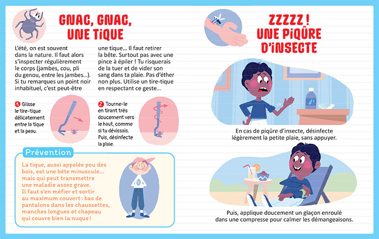 Gnac, gnac, une tique. Illustrations : Marie Touly.