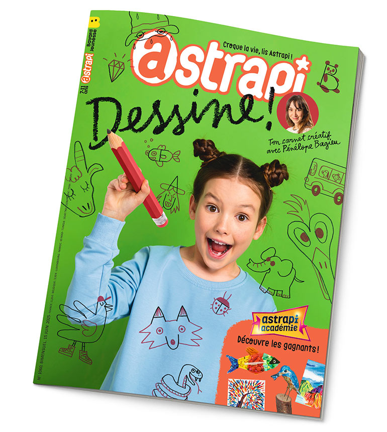 Couverture du magazine Astrapi n° 1060 (15 juin 2025).