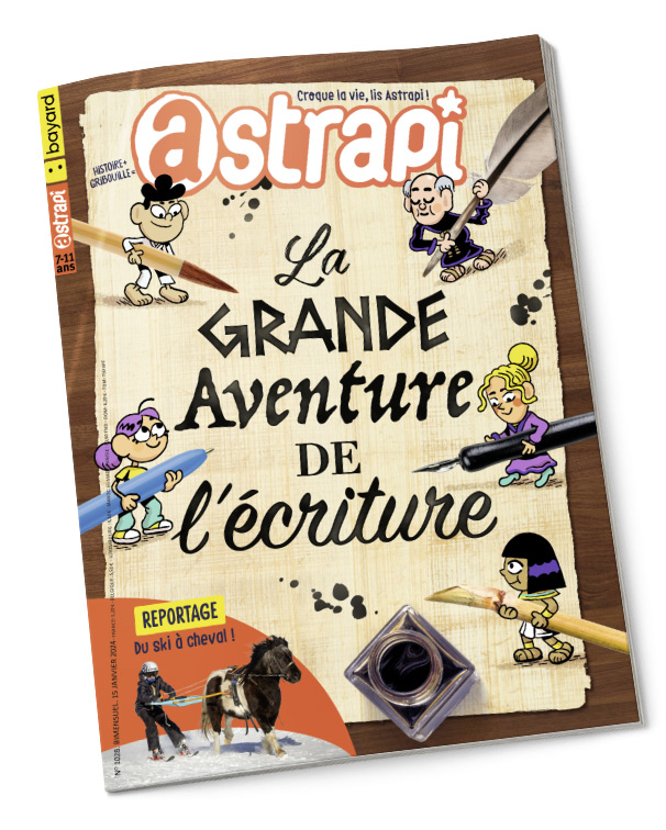 Couverture du magazine Astrapi n° 1028 du 15 janvier 2024.