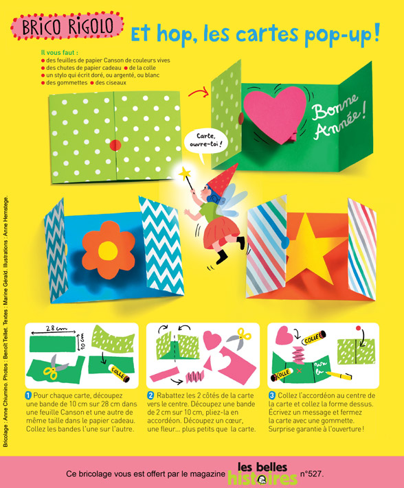 Fabriquez une carte de vœux pop-up !