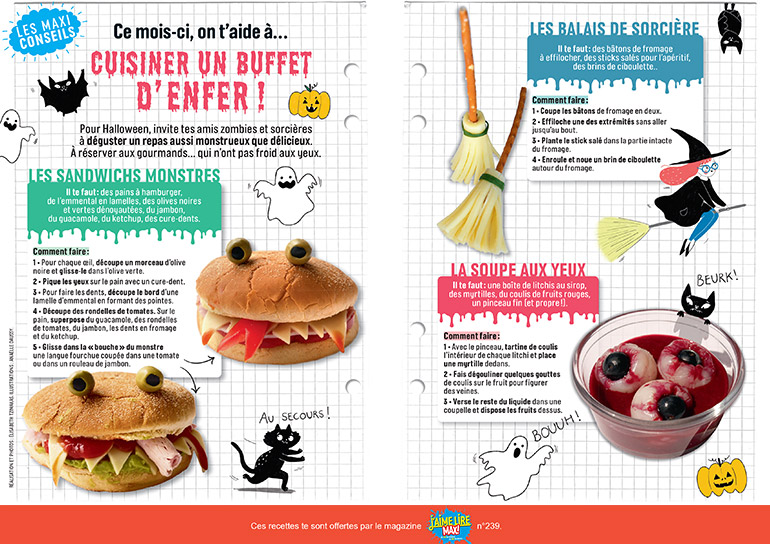Recettes : un buffet d’enfer pour Halloween