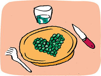À TABLE ! Ensemble, c'est meilleur ! Illustration : Muzo.