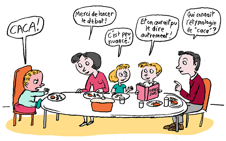 À TABLE ! Ensemble, c'est meilleur ! Illustration : Muzo.