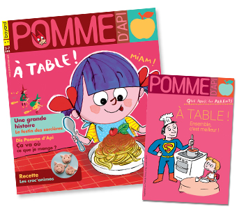 Couverture du magazine Pomme d'Api et son supplément pour les parents, n°644, octobre 2019 Couverture du magazine Pomme d'Api et son supplément pour les parents, n°644, octobre 2019