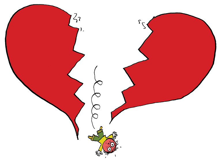 “Quand les parents se séparent”, supplément pour les parents du magazine Pomme d’Api, n° 639, mai 2019. Texte : Anne Bideault. Illustrations : Pascal Lemaître.