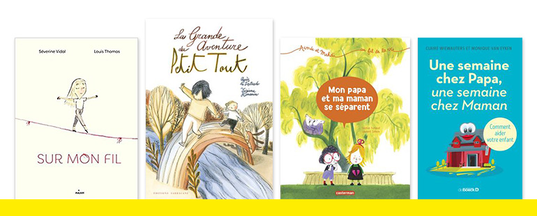 “Quand les parents se séparent”, supplément pour les parents du magazine Pomme d’Api, n° 639, mai 2019. Texte : Anne Bideault. Illustrations : Pascal Lemaître.
