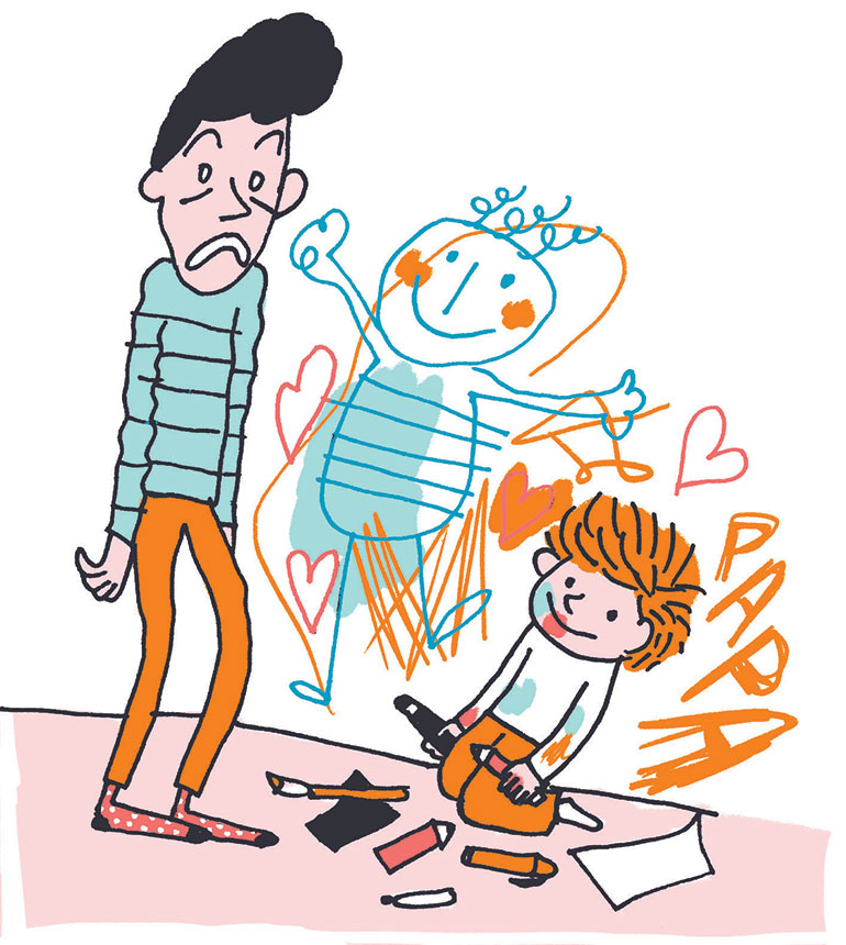 “Éducation positive : contresens et malentendus”, supplément pour les parents du magazine Pomme d'Api n°656, octobre 2020. Texte : Joséphine Lebard. Illustrations : Noëlle Letzelter.