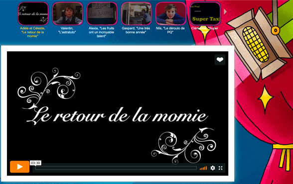 Découvre les vidéos des gagnantes et des gagnants de l'Astrapi académie 2019 en cliquant sur l'image ci-dessous. Découvre les vidéos des gagnantes et des gagnants de l'Astrapi académie 2019 en cliquant sur l'image ci-dessous.