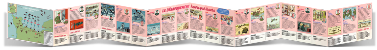 Frise à détacher dans le n° 1037 d'Astrapi, en kiosque à partir du 29 mai. Illustrations : Olivier Latyk.