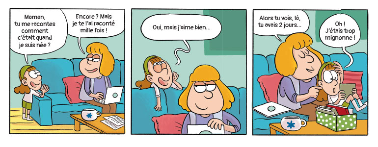 “Frères et sœurs : quelle histoire !”, Astrapi n°943 du 1er mars 2020. Texte : Joséphine Lebard. Illustrations : Sess.