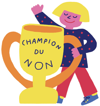 “Son mot favori : NON”, extrait du supplément pour les parents du magazine Popi n° 380, avril 2018. Texte : Anne Bideault. Illustrations : Cachetejack. “Son mot favori : NON”, extrait du supplément pour les parents du magazine Popi n° 380, avril 2018. Texte : Anne Bideault. Illustrations : Cachetejack.