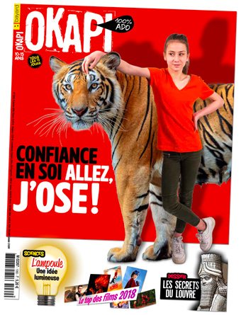 Couverture du magazine Okapi, n°1060, 15 janvier 2018 - Chez les marchands de journaux dès le 10 janvier