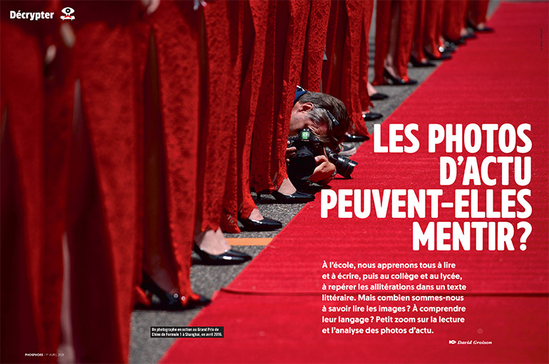 © WANG ZHAO/AFP. Extrait du magazine Phosphore n°507. Les photos d'actu peuvent-elles mentir&nbsp;?