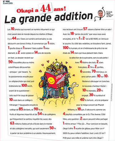 1000 infos pour un numéro 1000 exceptionnel&nbsp;!