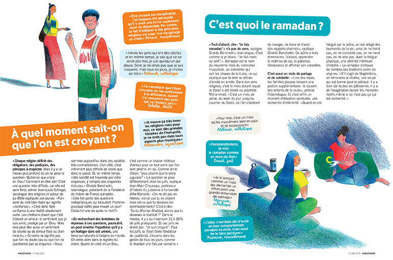© Matthieu Méron. A quel moment sait-on que l'on est croyant ? C'est quoi le ramadan ?