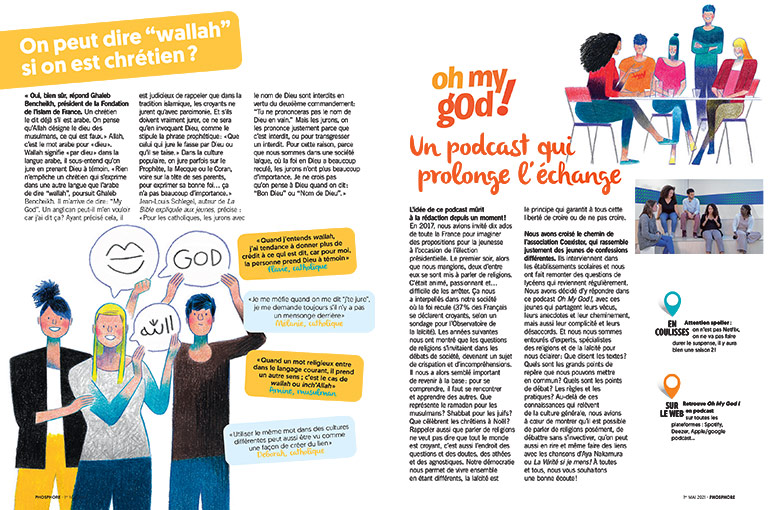 © Matthieu Méron. On peut dire "wallah" si on est chrétien ? Oh My God, un podcast qui prolonge l'échange.