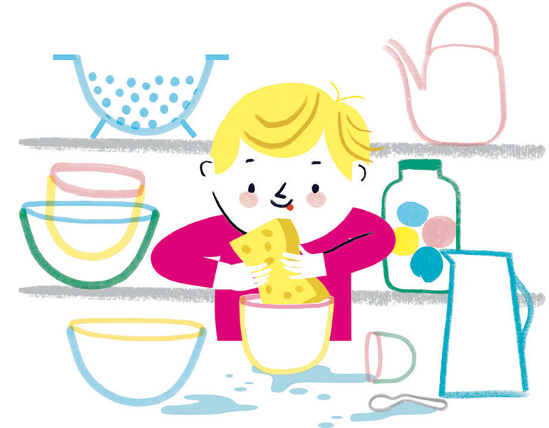 «L’esprit Montessori - “Faire seul, près de toi”», supplément pour les parents du magazine Popi, mars 2019. Texte : Anne Bideault. Illustrations : Séverine Assous. «L’esprit Montessori - “Faire seul, près de toi”», supplément pour les parents du magazine Popi, mars 2019. Texte : Anne Bideault. Illustrations : Séverine Assous.