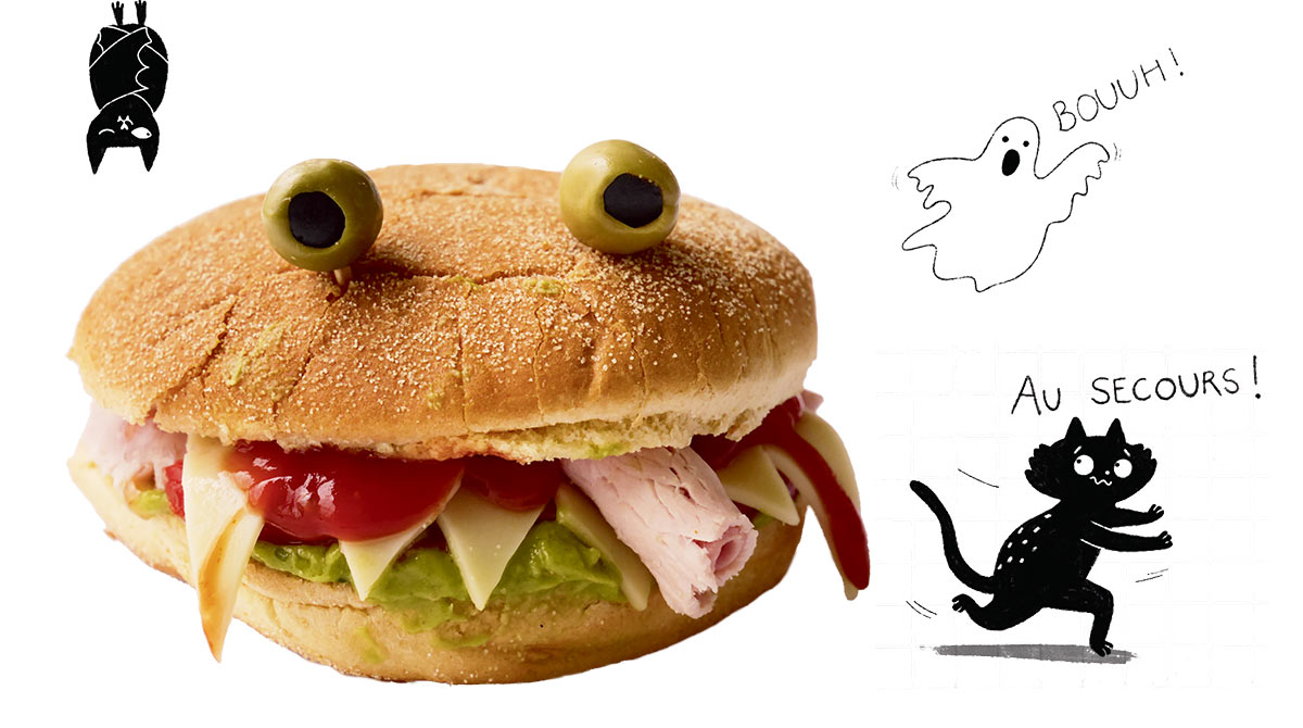“Les maxi conseils – Ce mois-ci, on t’aide à cuisiner un buffet d’enfer !”, J’aime lire Max, n° 239 – Réalisation et photos : Élisabeth Tzimakas. Illustrations : Anaëlle Daussy.