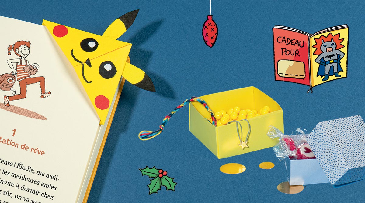 © Illustrations : Aude Massot. Photo : Bruno Teillet. Sème la joie dans ta classe !, Astrapi n°1003, 1er décembre 2022.