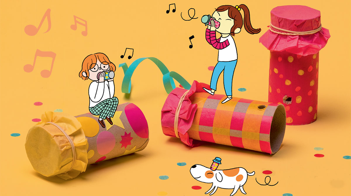 “Ô, kazoo qui gazouille !”, Astrapi n°1016, 15 juin 2023. Conception et texte : Bruno Muscat. Co-conception et réalisation : Virginie Rousset. Photo : Benoît Pelletier. Illustrations : Aki.