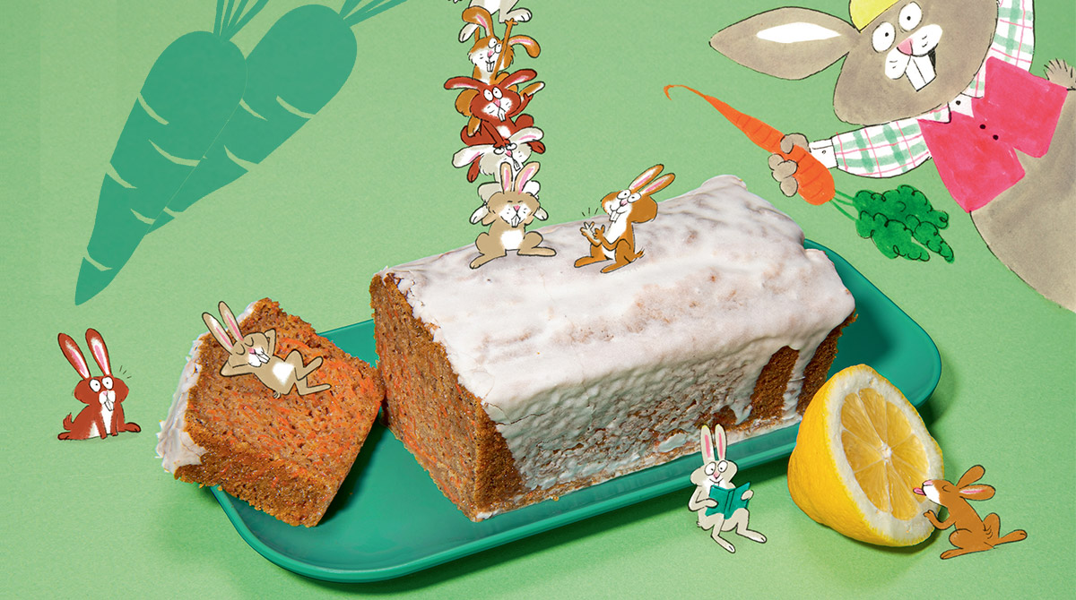 Gâteau maison à faire avec les enfants : “Le carrot cake”, Astrapi n°1019. Photo : Benoît Teillet. Illustrations : Laurent Simon.