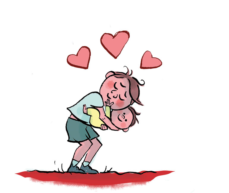 « J’adore mon nouveau petit frère »
« Moi, quand on m’a annoncé que j’allais avoir un petit frère, je me suis posé plein de questions. Je ne savais pas si j’avais envie. Et puis maintenant, mais qu’est-ce que je ferais sans lui ? Impossible d’imaginer la vie sans ce petit frère. Je préfère vraiment ma vie d’aujourd’hui. Même si parfois, il m’énerve pas mal. » Abel, 10 ans