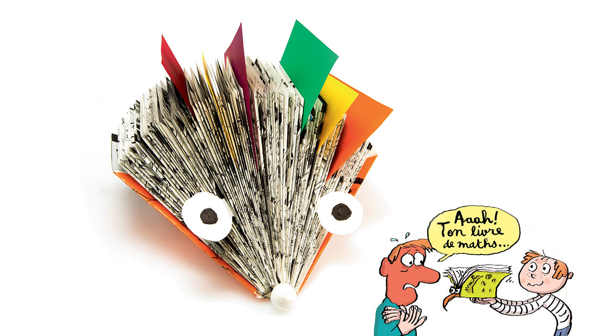 Thomas Louapre/Babel photo. Illustration : Pascal Lemaître. Bricolage : un hérisson tout doux pour papa.
