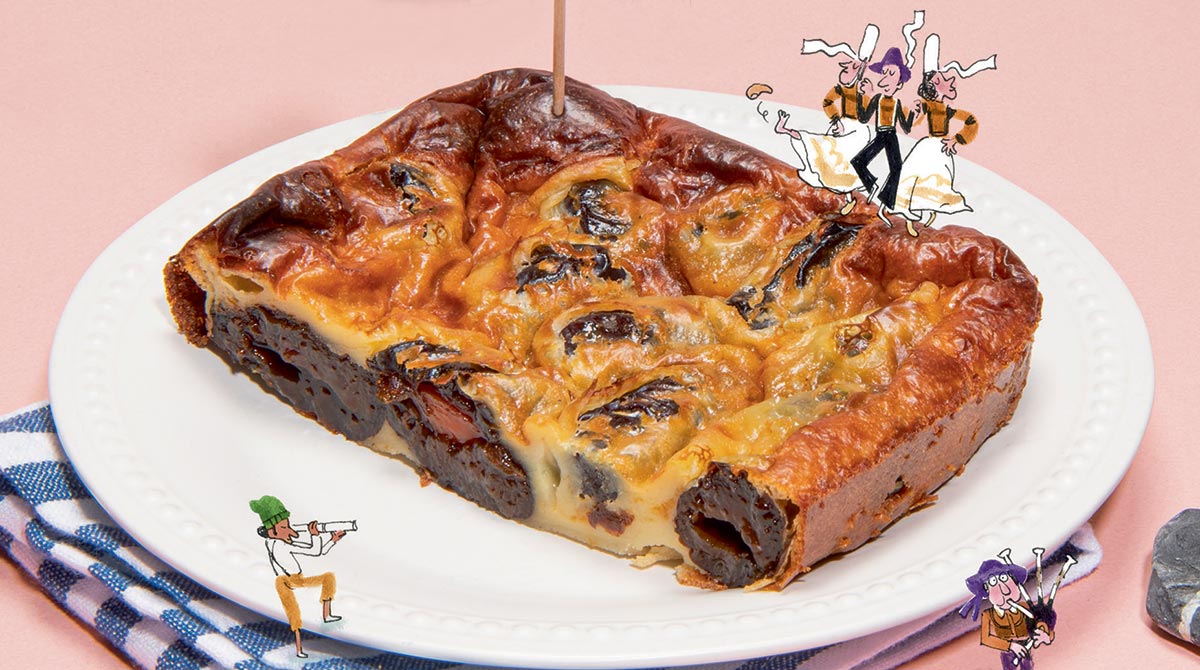 “Le far breton”, Astrapi n°979, 1er novembre 2021. Recette : Bruno Muscat. Stylisme et réalisation : Julie Boogaerts. Photo : Benoît Teillet. Illustrations : Laurent Simon
