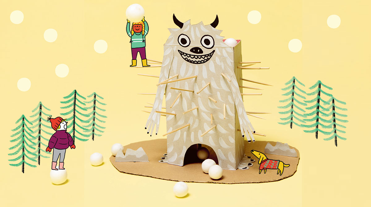 “Le yétigolo”, Astrapi n° 920, 15 février 2019. Conception et texte : Bruno Muscat. Stylisme et réalisation : Virginie Rousset. Photo : Benoît Pelletier. Illustrations : Aki.