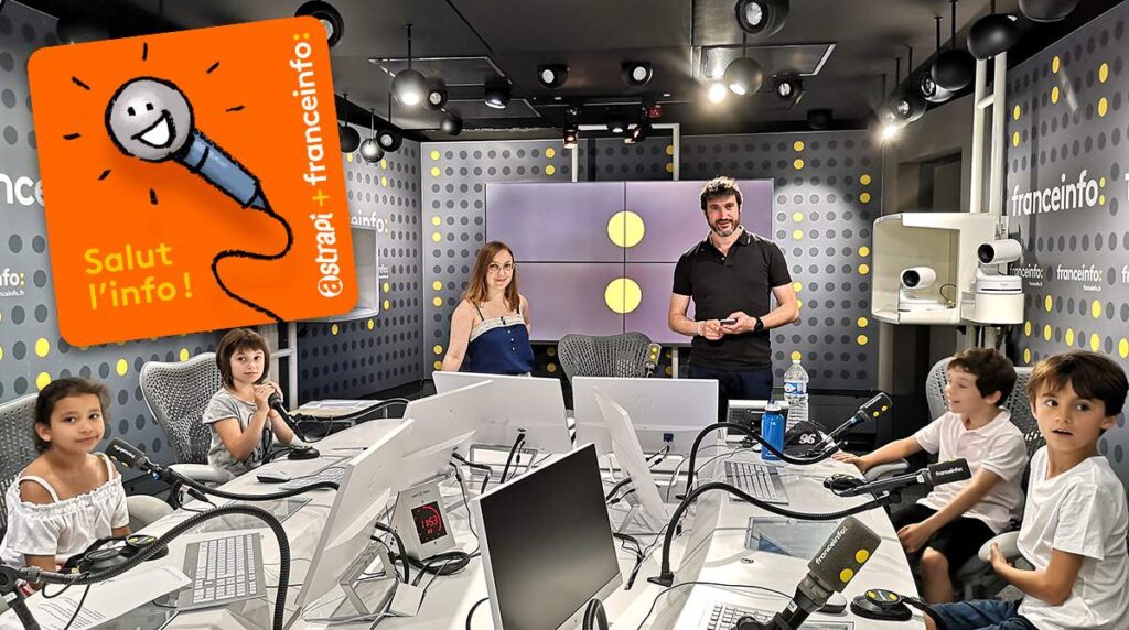 “Salut l'info !”, un podcast de franceinfo et Astrapi pour les 7-11 ans - Photo : Gwenaëlle Boulet/Astrapi.