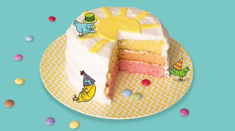 Gâteau maison : “Oh ! Un gâteau soleil”, Les Belles Histoires n° 558, juin 2019. Photo : Isabelle Franciosa.