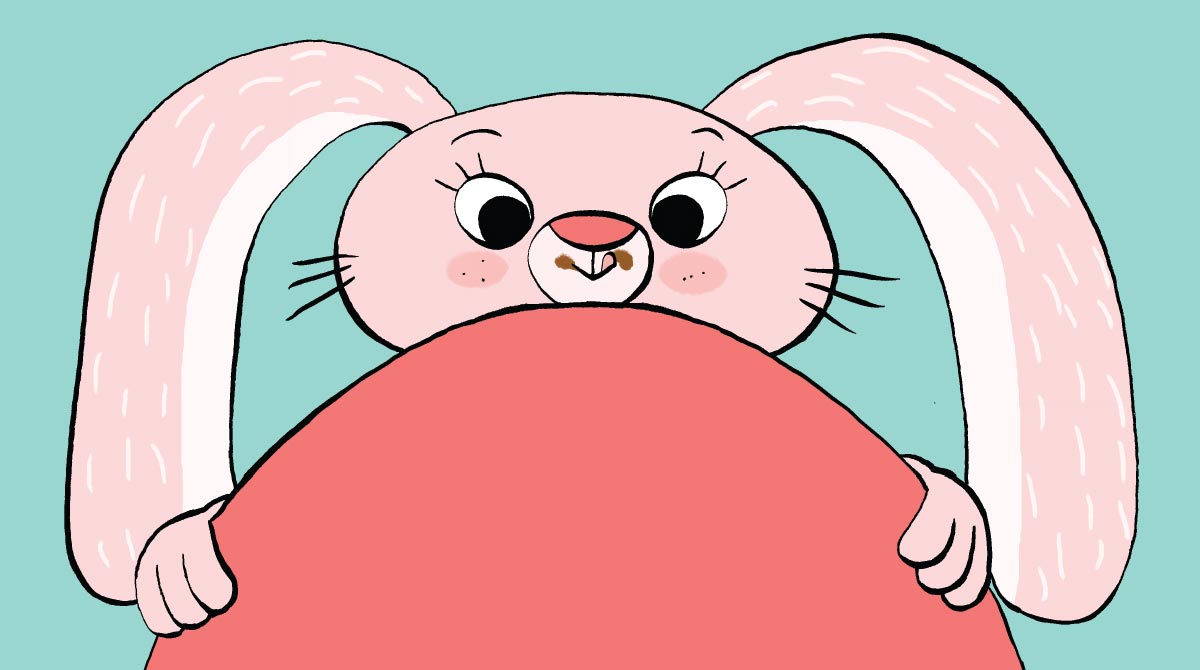 Les Amuse-mots : “Joyeuses Pâques !”, Les Belles Histoires n°615, mars 2024. Illustrations : Deborah Pinto.