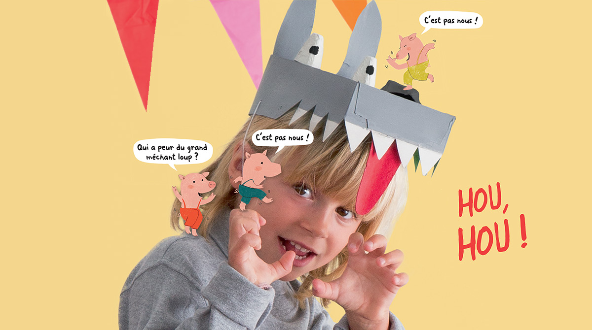 Déguisement à fabriquer : un chapeau de loup.