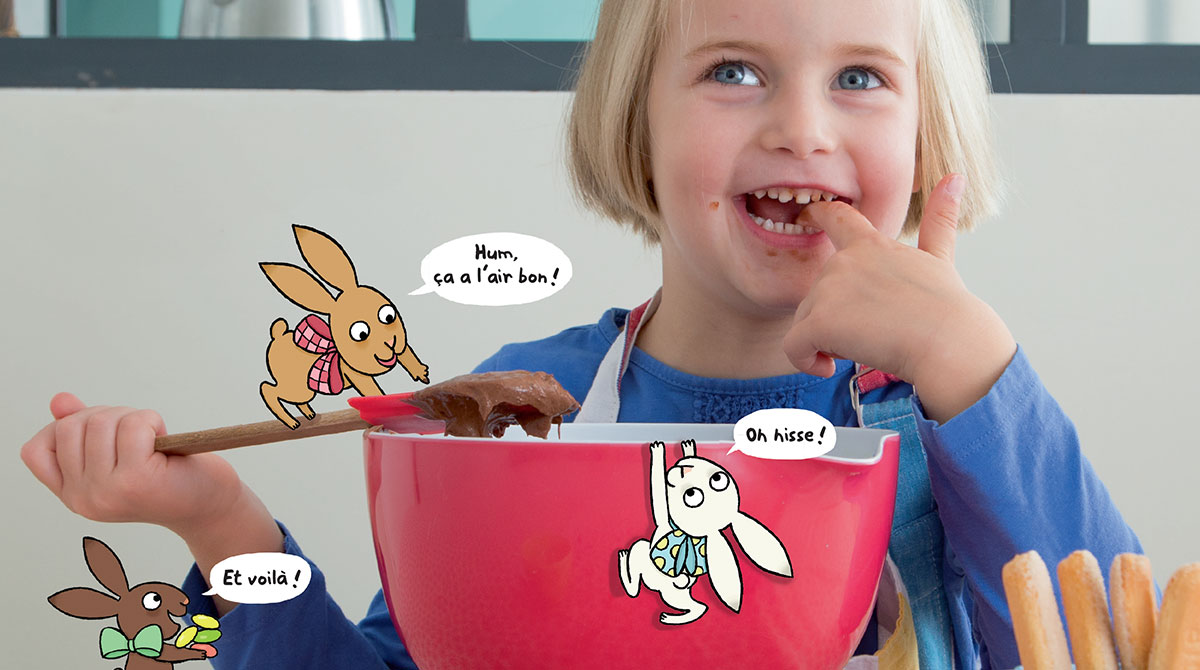 À Pâques, les petits lapins se cachent jusque dans la cuisine avec ces mousses chocolatées à préparer avec votre enfant.