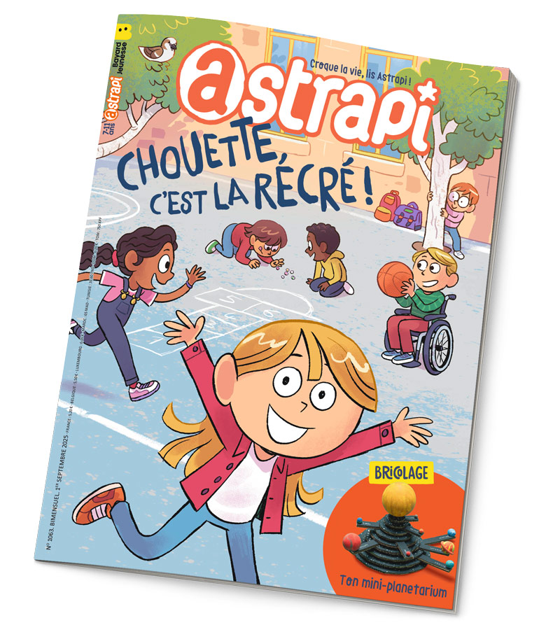 Couverture du magazine Astrapi n° 1063, 1er septembre 2025.