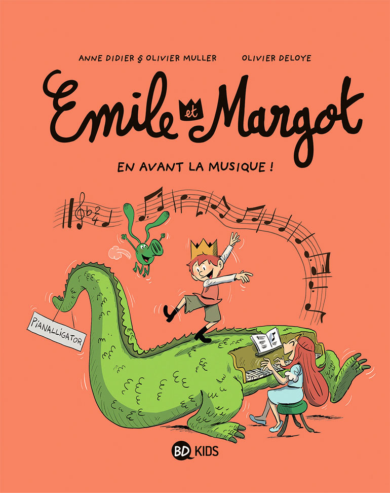 Émile et Margot : en avant la musique !, tome 14. Illustration : Olivier Deloye.
