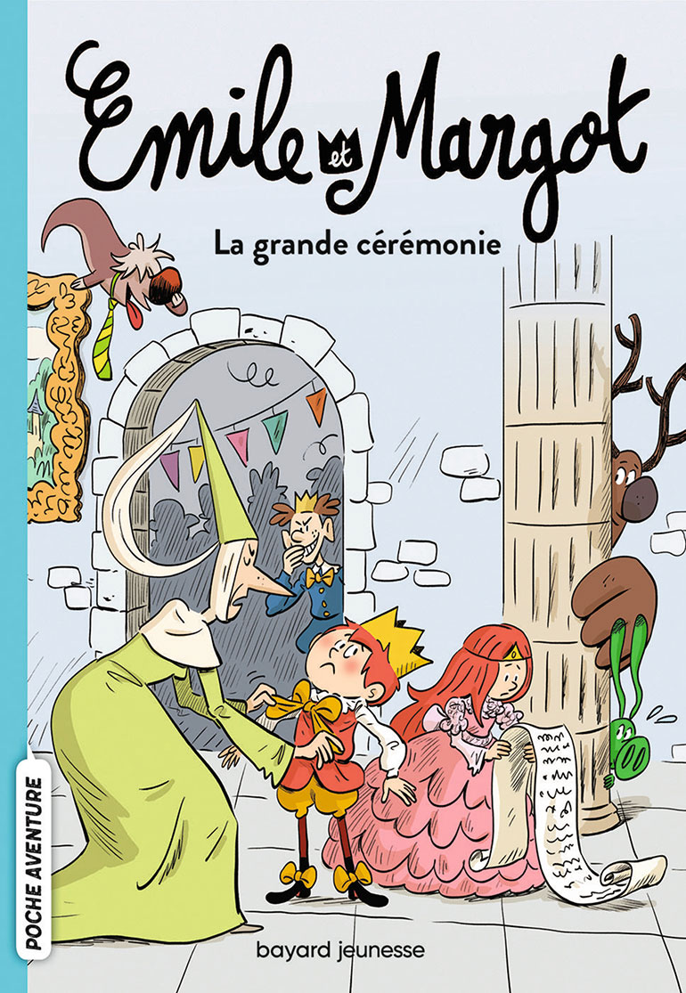 Émile et Margot : la grande cérémonie d'anniversaire. Illustration : Olivier Deloye.