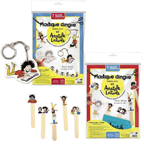 Kits Anatole Latuile - Plastique dingue : porte-clés et marque-pages