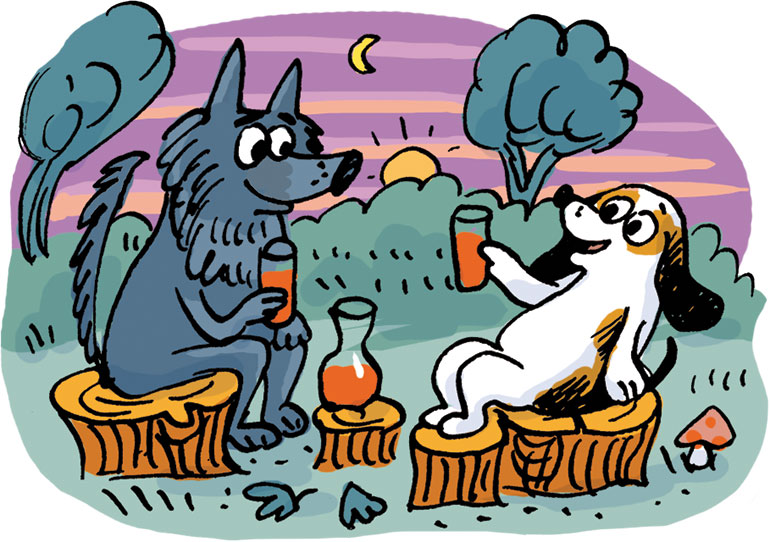 Entre chien et loup. Occupe-toi bien de ton chien…”, Images Doc n°433, janvier 2025. Illustrations : Marion Puech.