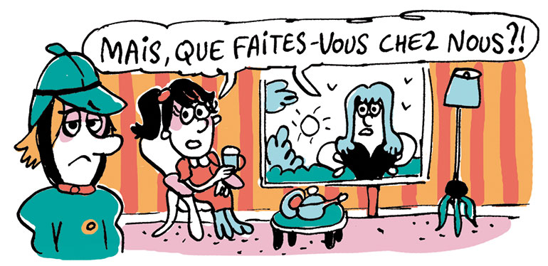 “Le classique sans prise de tête : Fahrenheit 451”, Je bouquine n°491, janvier 2025. Illustrations : Marion Puech.