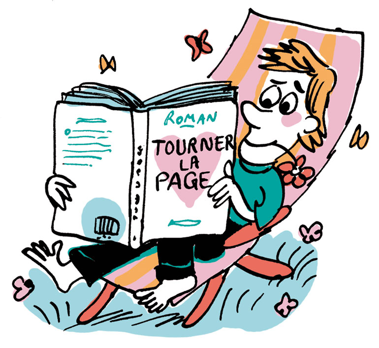 “Le classique sans prise de tête : Fahrenheit 451”, Je bouquine n°491, janvier 2025. Illustrations : Marion Puech.