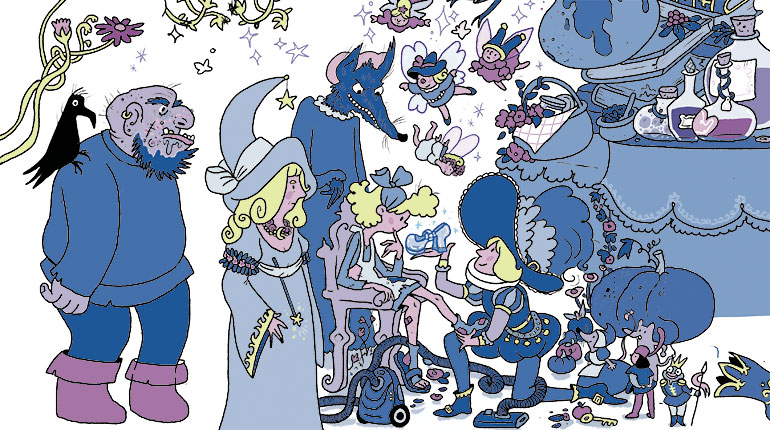 Les contes de fées : un monde qui parle à tout le monde avec de vrais gentils et de vrais méchants, des animaux et des objets pas comme les autres et des personnages qui ne laissent transparaître aucune pensée intime.