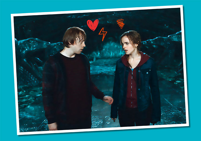 comme Hermione et Ron, dans la saga Harry Potter, il se peut qu’en grandissant, votre amitié se transforme en vraie connexion amoureuse.