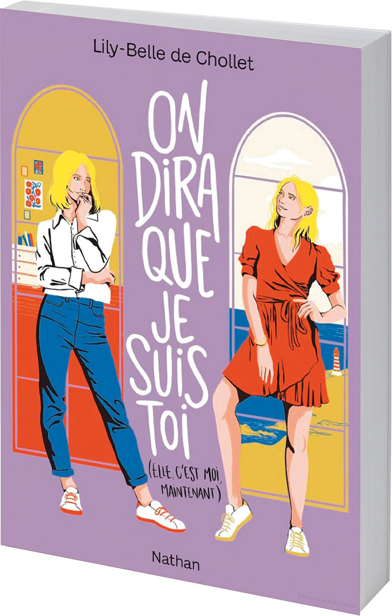 On dira que je suis toi, un roman de Lily-Belle de Cholet (Nathan).