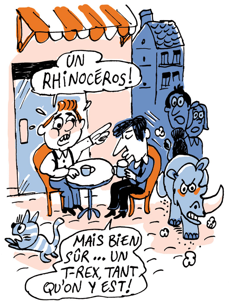 “Rhinocéros” : toute l’histoire à lire en 1 minute chrono avec Je bouquine